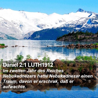 Daniel 2:1 LUTH1912 Bible Verse Image