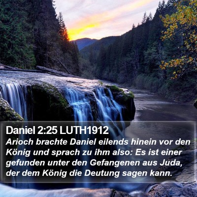 Daniel 2:25 LUTH1912 Bible Verse Image