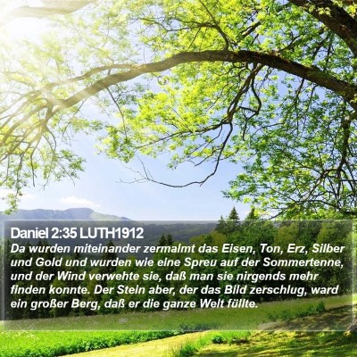 Daniel 2:35 LUTH1912 Bible Verse Image
