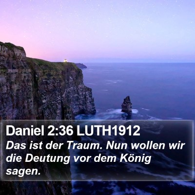 Daniel 2:36 LUTH1912 Bible Verse Image