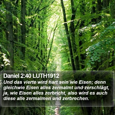 Daniel 2:40 LUTH1912 Bible Verse Image