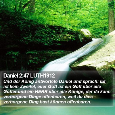 Daniel 2:47 LUTH1912 Bible Verse Image
