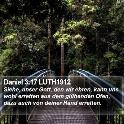 Daniel 3:17 LUTH1912 Bible Verse Image