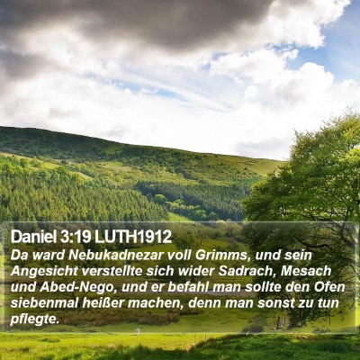 Daniel 3:19 LUTH1912 Bible Verse Image