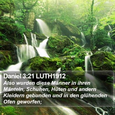 Daniel 3:21 LUTH1912 Bible Verse Image