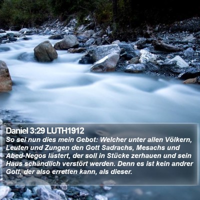 Daniel 3:29 LUTH1912 Bible Verse Image