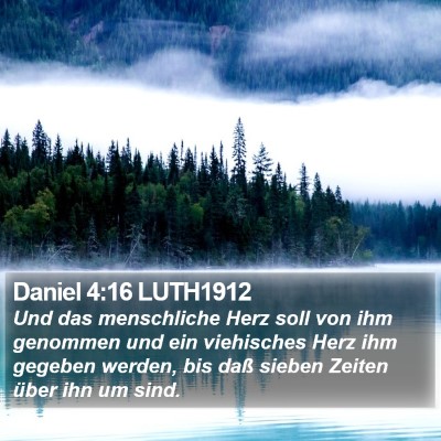 Daniel 4:16 LUTH1912 Bible Verse Image