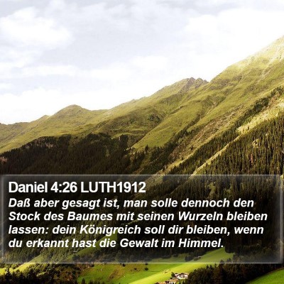 Daniel 4:26 LUTH1912 Bible Verse Image