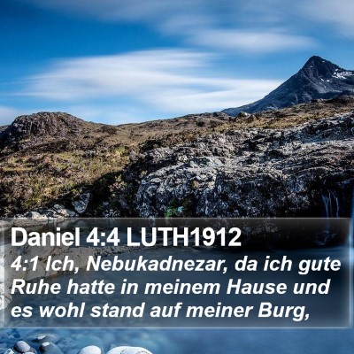 Daniel 4:4 LUTH1912 Bible Verse Image