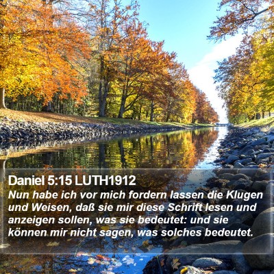 Daniel 5:15 LUTH1912 Bible Verse Image