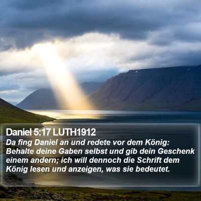 Daniel 5:17 LUTH1912 Bible Verse Image