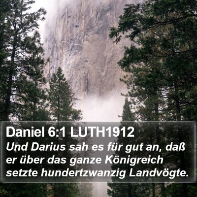 Daniel 6:1 LUTH1912 Bible Verse Image