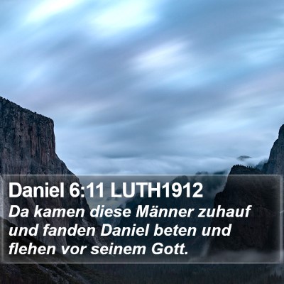 Daniel 6:11 LUTH1912 Bible Verse Image
