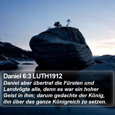 Daniel 6:3 LUTH1912 Bible Verse Image