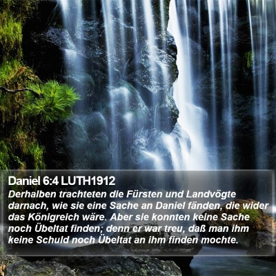 Daniel 6:4 LUTH1912 Bible Verse Image