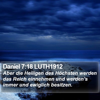 Daniel 7:18 LUTH1912 Bible Verse Image