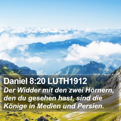 Daniel 8:20 LUTH1912 Bible Verse Image