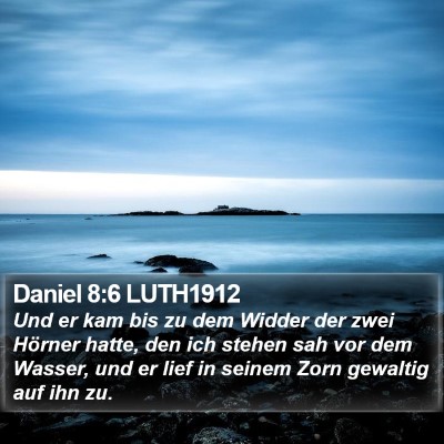 Daniel 8:6 LUTH1912 Bible Verse Image