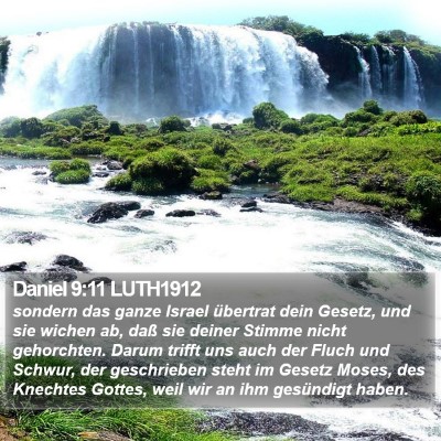 Daniel 9:11 LUTH1912 Bible Verse Image