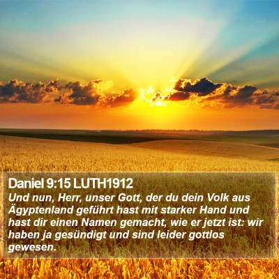Daniel 9:15 LUTH1912 Bible Verse Image