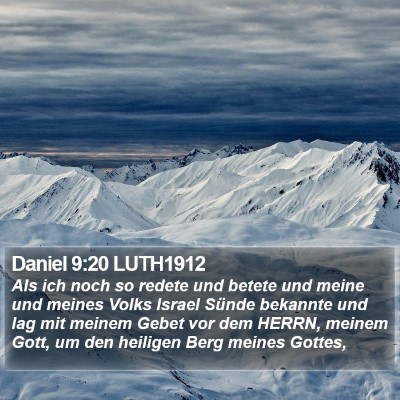 Daniel 9:20 LUTH1912 Bible Verse Image