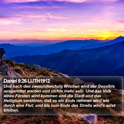 Daniel 9:26 LUTH1912 Bible Verse Image