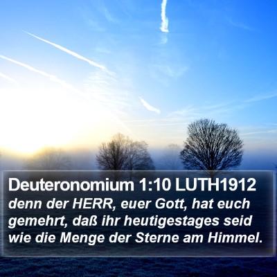 Deuteronomium 1:10 LUTH1912 Bible Verse Image