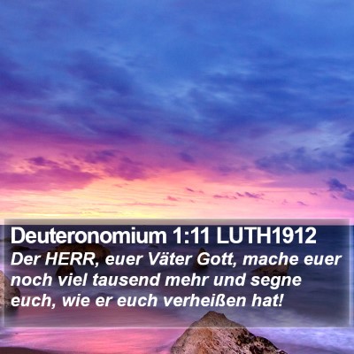 Deuteronomium 1:11 LUTH1912 Bible Verse Image