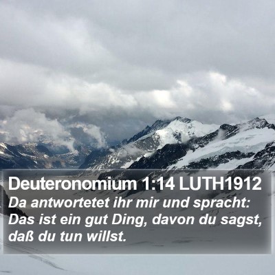 Deuteronomium 1:14 LUTH1912 Bible Verse Image