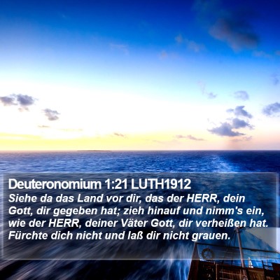 Deuteronomium 1:21 LUTH1912 Bible Verse Image