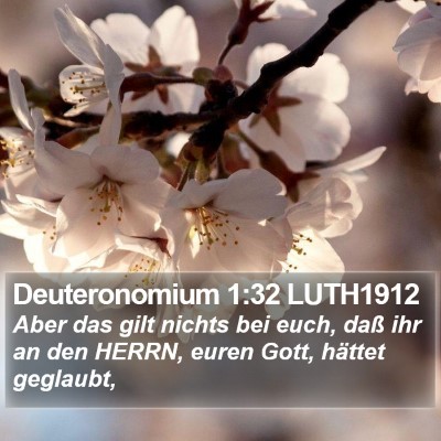Deuteronomium 1:32 LUTH1912 Bible Verse Image