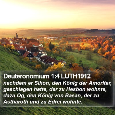 Deuteronomium 1:4 LUTH1912 Bible Verse Image