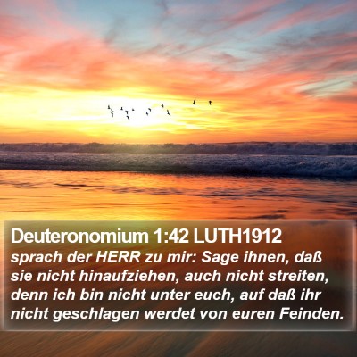 Deuteronomium 1:42 LUTH1912 Bible Verse Image
