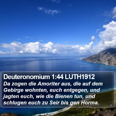 Deuteronomium 1:44 LUTH1912 Bible Verse Image