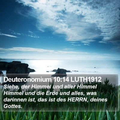 Deuteronomium 10:14 LUTH1912 Bible Verse Image