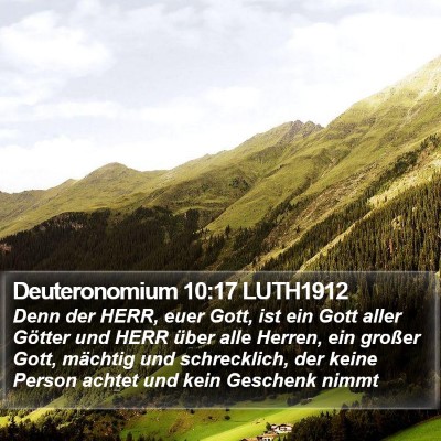 Deuteronomium 10:17 LUTH1912 Bible Verse Image