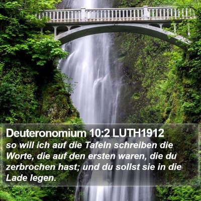 Deuteronomium 10:2 LUTH1912 Bible Verse Image