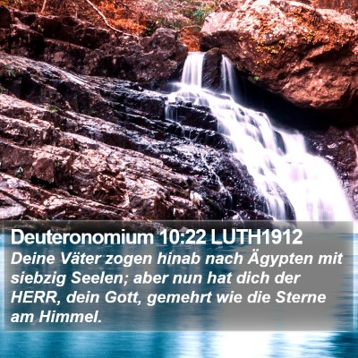Deuteronomium 10:22 LUTH1912 Bible Verse Image