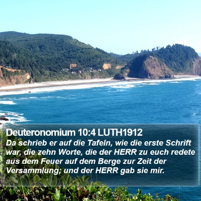 Deuteronomium 10:4 LUTH1912 Bible Verse Image
