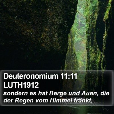 Deuteronomium 11:11 LUTH1912 Bible Verse Image