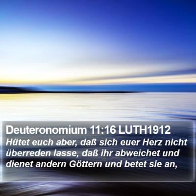 Deuteronomium 11:16 LUTH1912 Bible Verse Image
