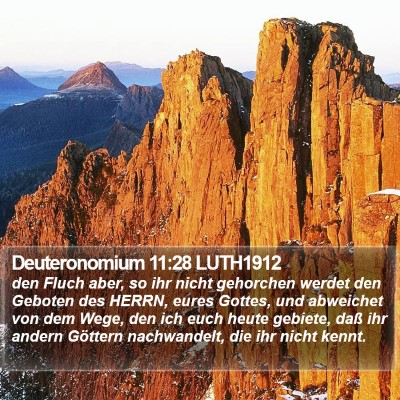 Deuteronomium 11:28 LUTH1912 Bible Verse Image