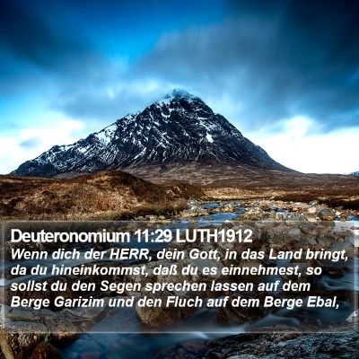 Deuteronomium 11:29 LUTH1912 Bible Verse Image