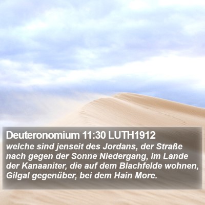 Deuteronomium 11:30 LUTH1912 Bible Verse Image
