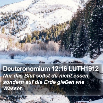 Deuteronomium 12:16 LUTH1912 Bible Verse Image