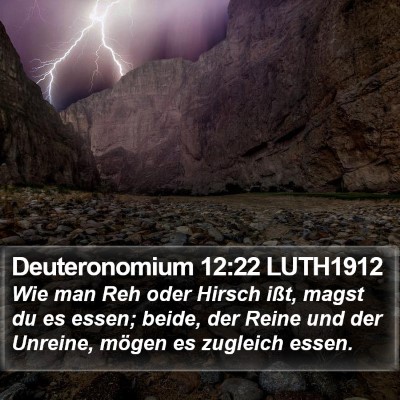 Deuteronomium 12:22 LUTH1912 Bible Verse Image