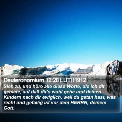 Deuteronomium 12:28 LUTH1912 Bible Verse Image