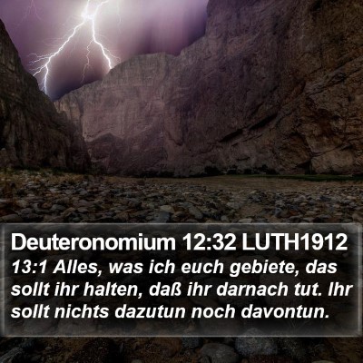 Deuteronomium 12:32 LUTH1912 Bible Verse Image