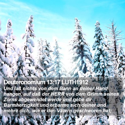 Deuteronomium 13:17 LUTH1912 Bible Verse Image