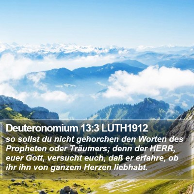 Deuteronomium 13:3 LUTH1912 Bible Verse Image